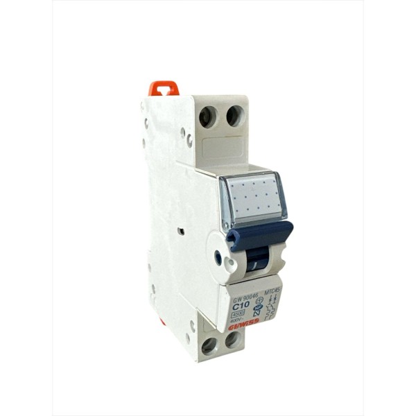 Gewiss GW90046 2P C10 4.5ka thermal magnetic switch 1 module